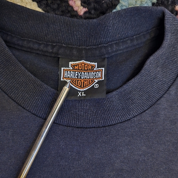 🔥🔥Vintage 1991 3D EMBLEM Harley-Davidson Black T-Shirt MADE IN USA🔥🔥 - Picture 6 of 10